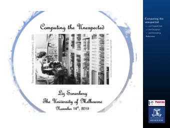 Computing the  unexpected   and Unpredicted   and Deceptive   and Interesting  Reflections