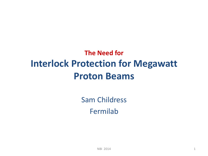 proton beams