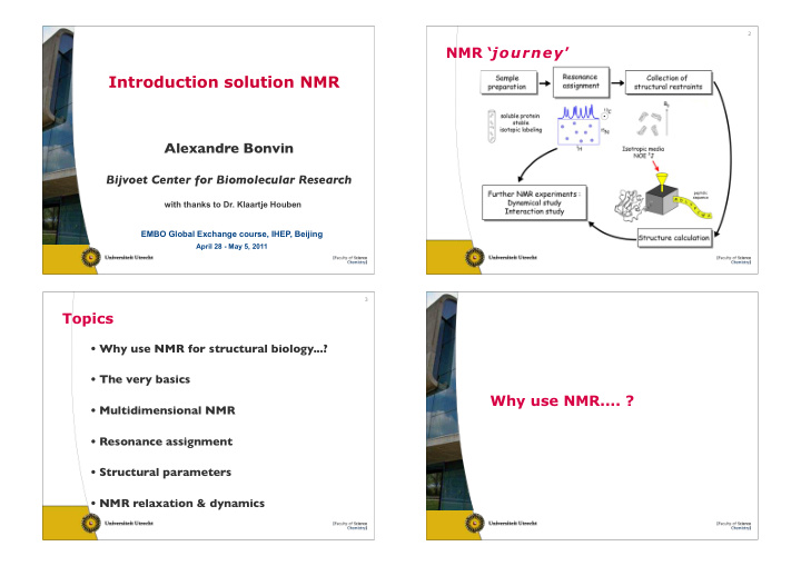 introduction solution nmr