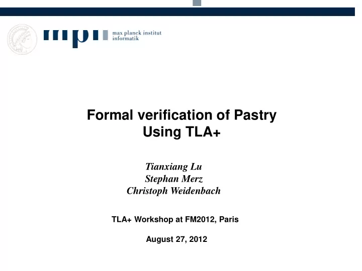 using tla