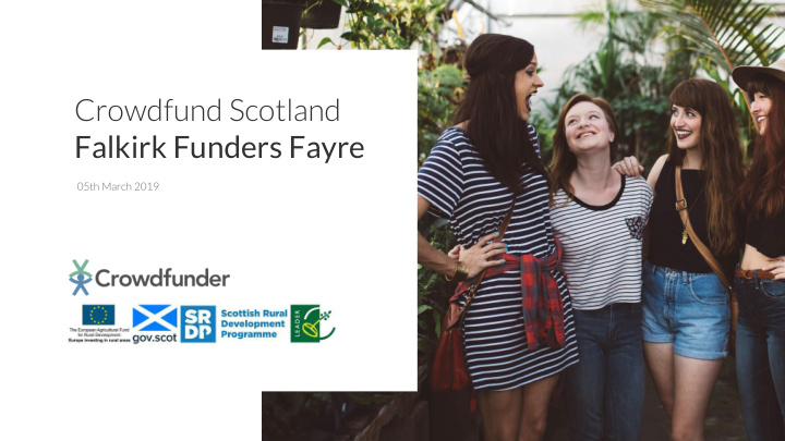 crowdfund scotland falkirk funders fayre
