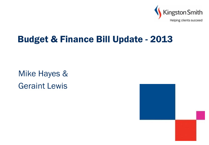 budget finance bill update 2013
