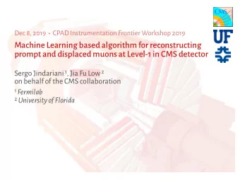 Machine Learning based algorithm for reconstructing  prompt and displaced muons at Level-1 in CMS