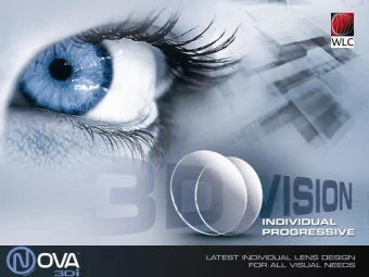 Excellent Optics designed for personal visual needs  Nova 3di i  Retina  ina Forwa  ward  rd