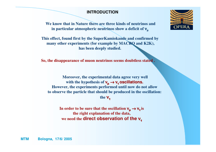 the in order to be sure that the oscillation