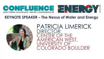 PATRICIA LIMERICK  DIRECTOR  CENTER OF THE  AMERICAN WEST,  UNIVERSITY OF  COLORADO BOULDER