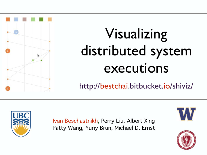 visualizing distributed system executions