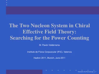 The Two Nucleon System in Chiral  Effective Field Theory:  Searching for the Power Counting  M.