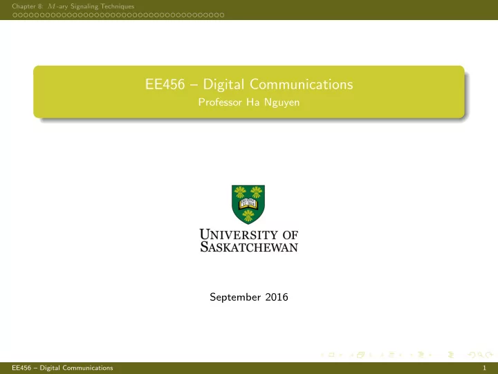ee456 digital communications