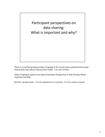 1 What I am is a Previvor. This is me in 2012 after my prophylactic bilateral mastectomy. I carry a