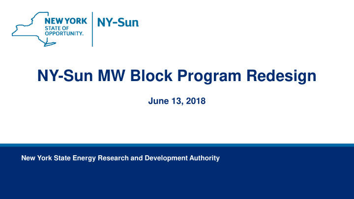 ny sun mw block program redesign