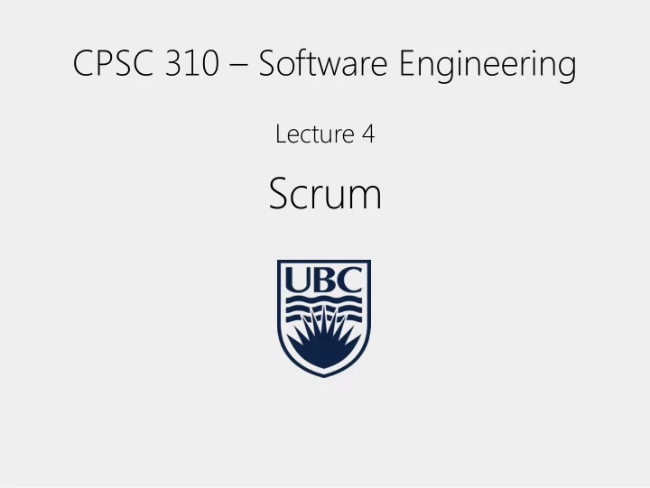 scrum scrum framework