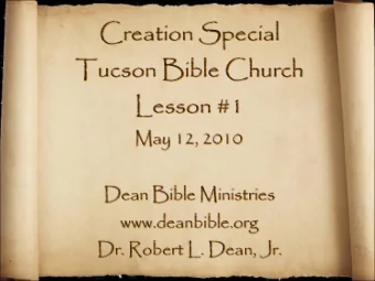 Is it a Young Earth After All?  Two Foundational Introductory Matters  1.  The matter of authority: