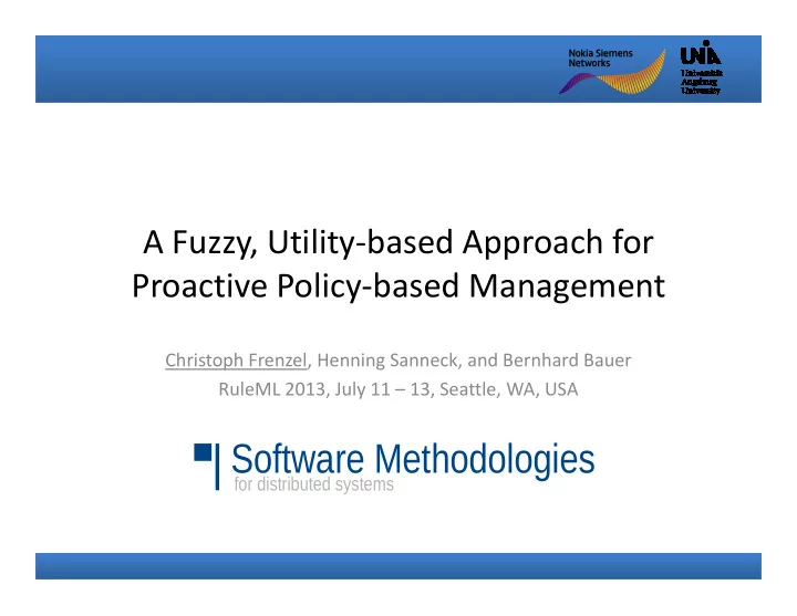 software methodologies