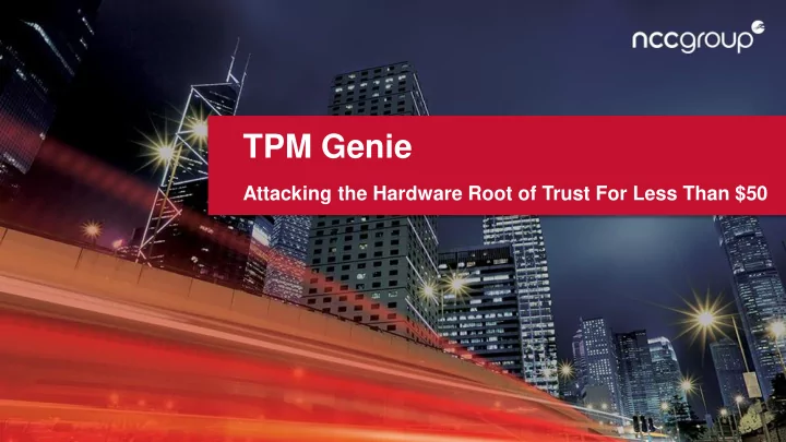 tpm genie