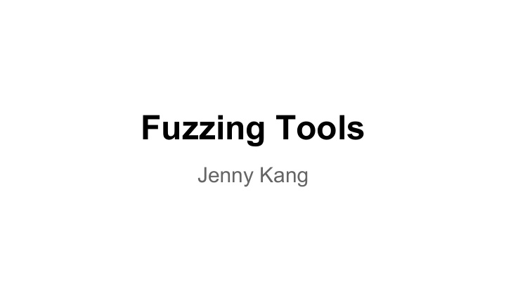 fuzzing tools
