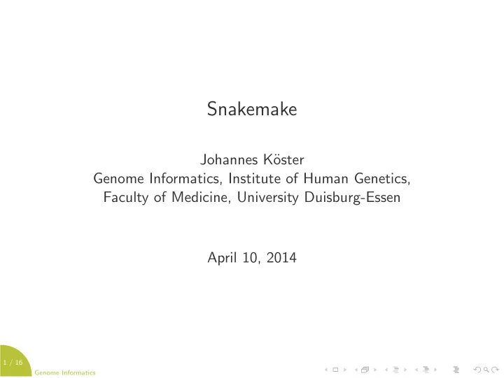 snakemake
