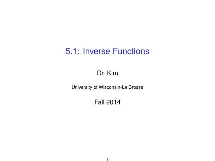 5 1 inverse functions