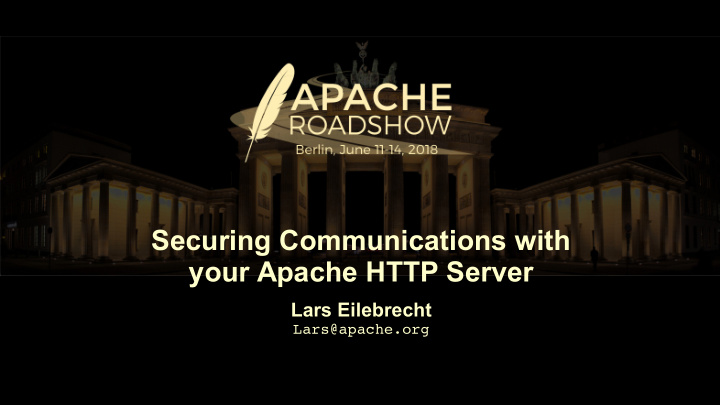 securing communications with your apache http server