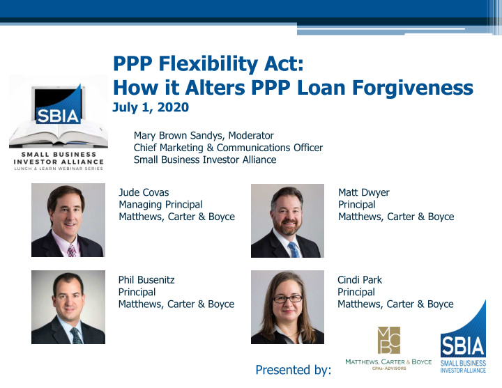 ppp flexibility act how it alters ppp loan forgiveness