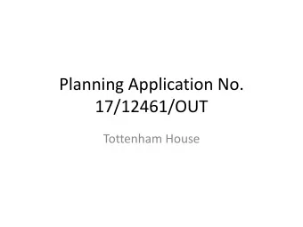 17/12461/OUT  Tottenham House  Tottenham House  Tottenham House - Front  Tottenham House - Front