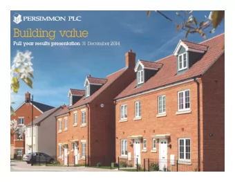 52  Agenda  Results Presentation 24 February 2015  Page  Presented by  Chairmans overview  1