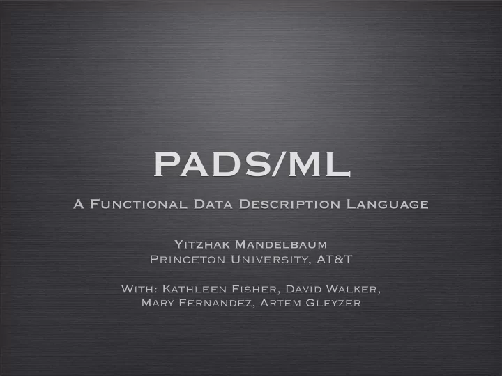 pads ml