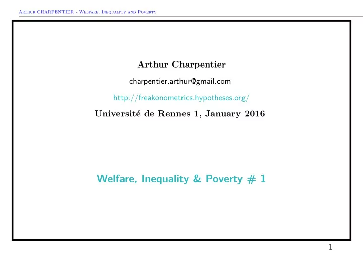 welfare inequality poverty 1