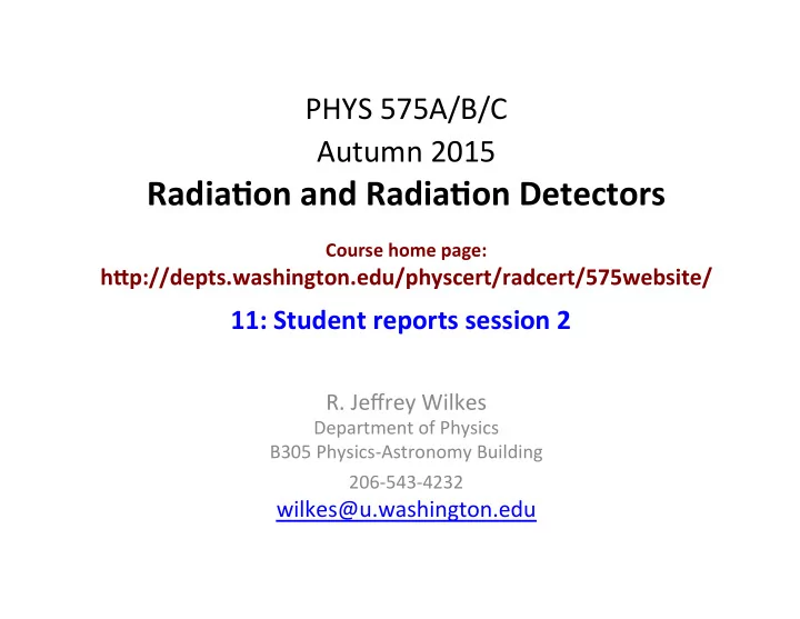 autumn 15 radia on and radia on detectors