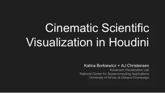 Cinematic Scientific  Visualization in Houdini  Kalina Borkiewicz + AJ Christensen  Advanced