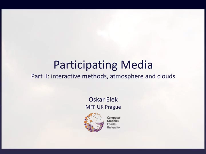 participating media