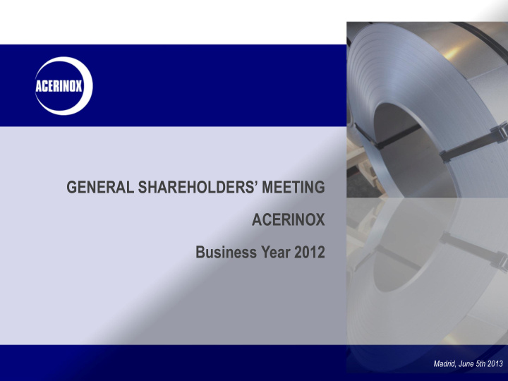 general shareholders meeting