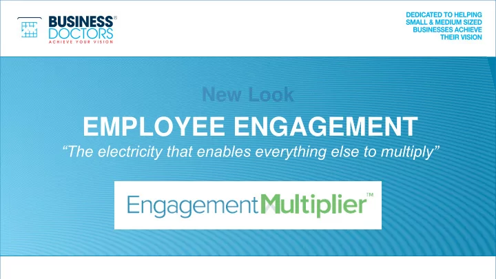 employee engagement