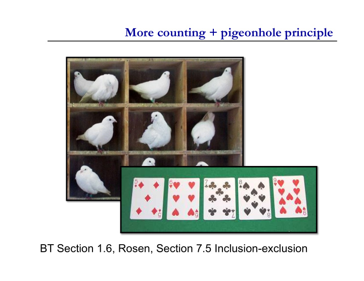 more counting pigeonhole principle