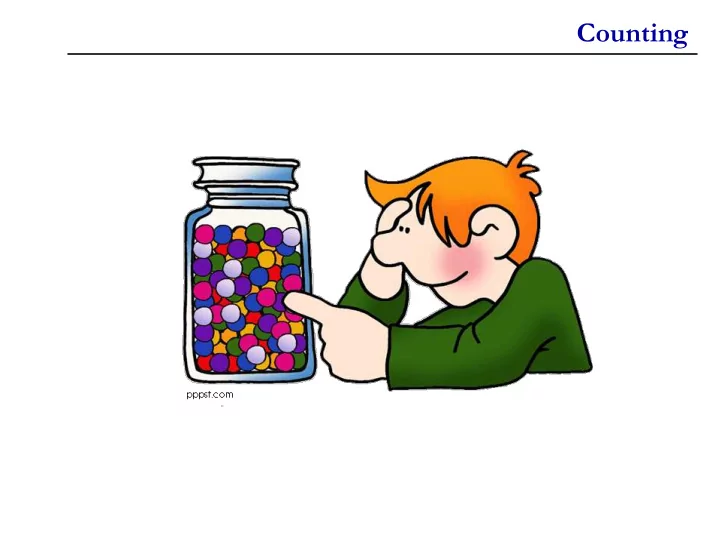 counting first rule of counting