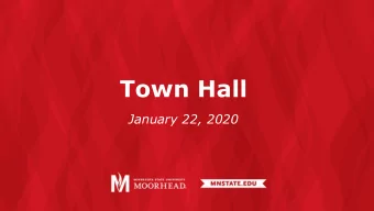 Town Hall  January 22, 2020  Our Strategic  Framework  Strategic Framework &gt; Purpose &gt; Core