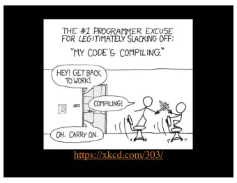 https://xkcd.com/303/  CS 252:  Advanced Programming Language Principles  Rust  Prof. Tom Austin