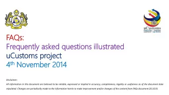 Fr  Frequently  uently as  aske  ked  d questi  stions  ons il  illu  lust  strate  rated  uCu