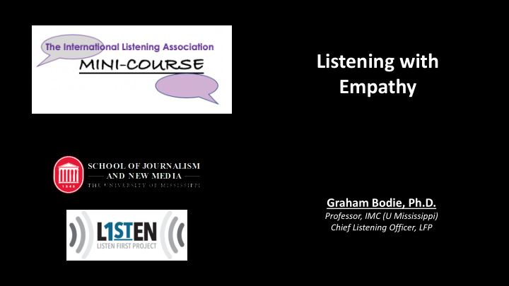 listening with empathy