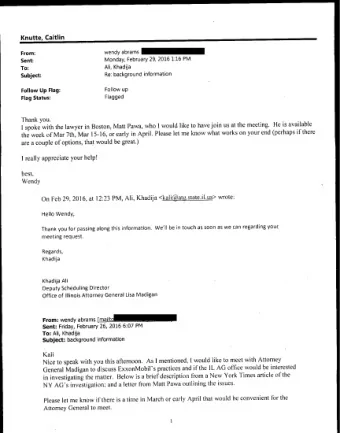 m] Sent: Wednesday, March 16, 2016 2: 27 PM To: Ali, Khadija Subject: Re: Mar 21 Thank you! Sent