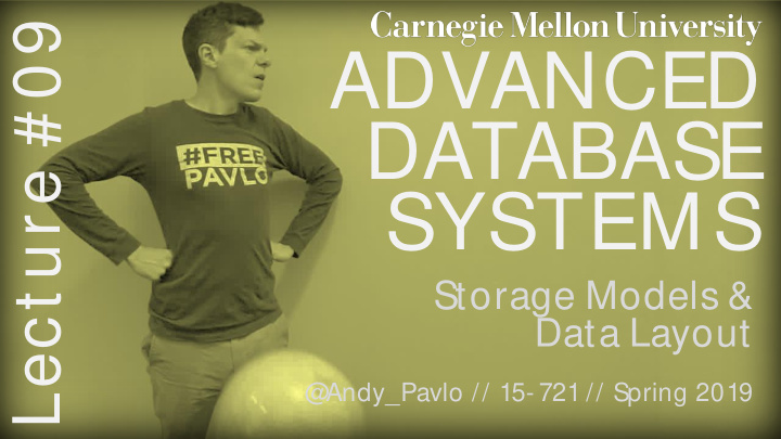 advanced database systems