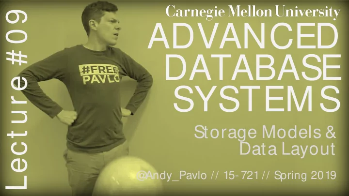advanced database systems