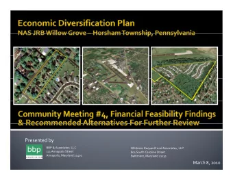 Presented by BBP &amp; Associates LLC Whitman Requardt and Associates, LLP 111 Annapolis Street 801