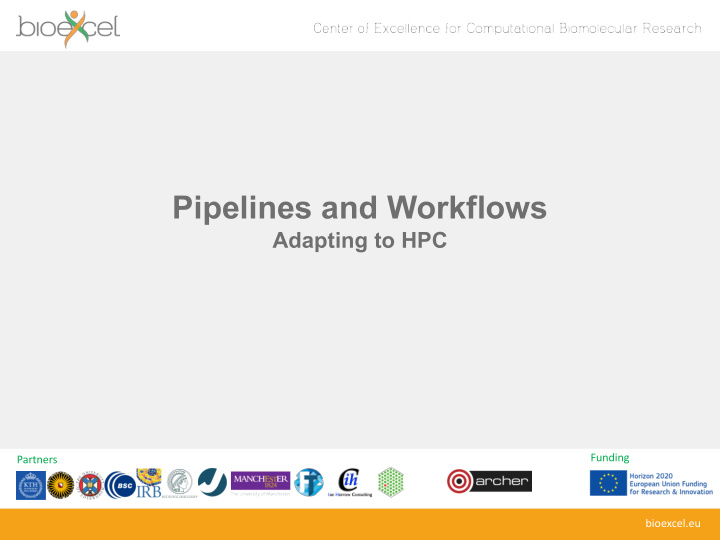 pipelines and workflows