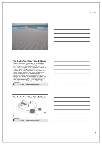 15-01-26   Design of Emergent Interaction Systems   the Seattle Windshield Pitting