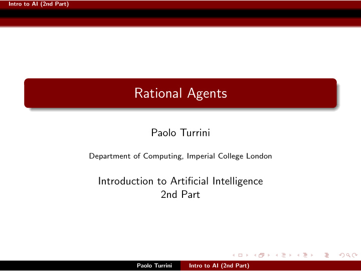 rational agents