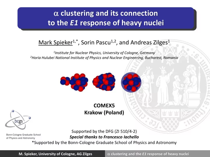 to the e1 response of heavy nuclei