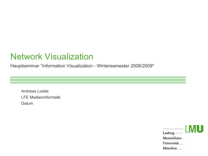 network visualization