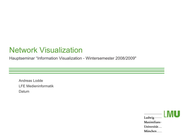 network visualization