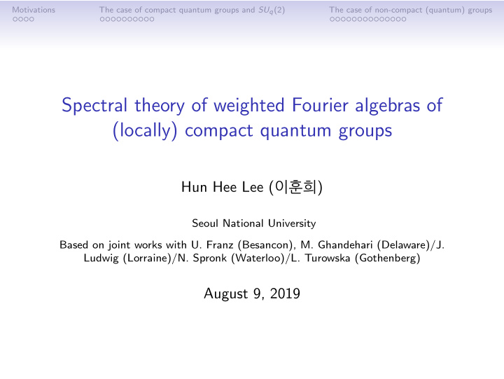 spectral theory of weighted fourier algebras of locally